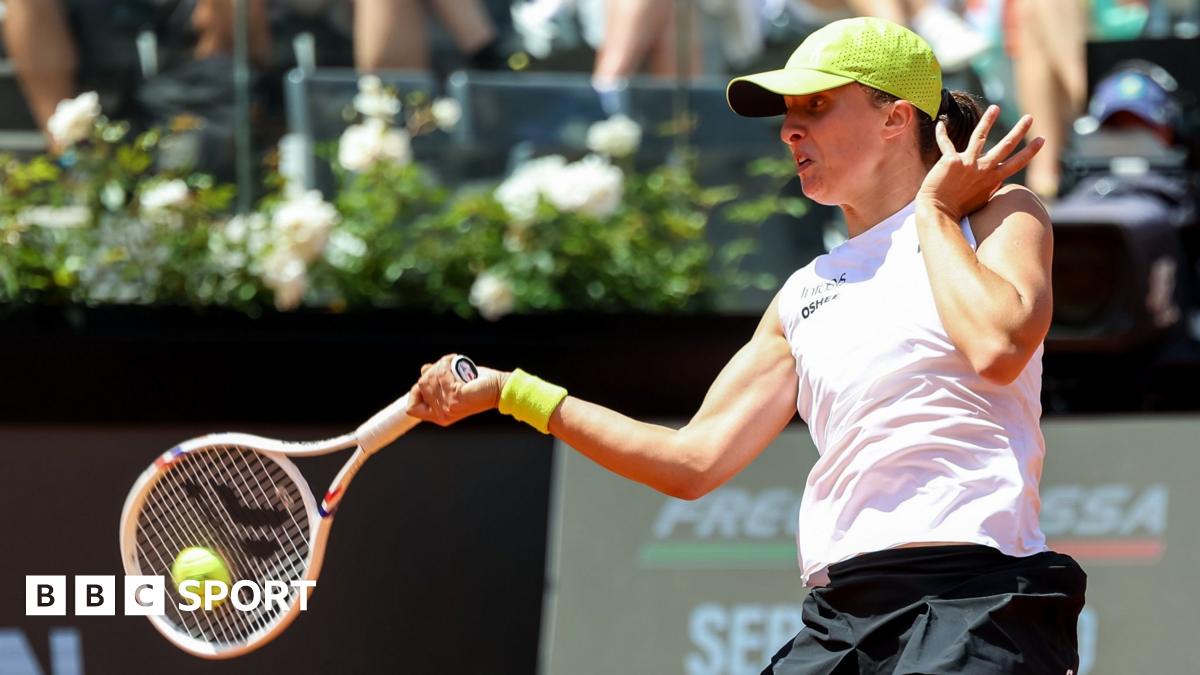 Collins Stuns Swiatek At Italian Open