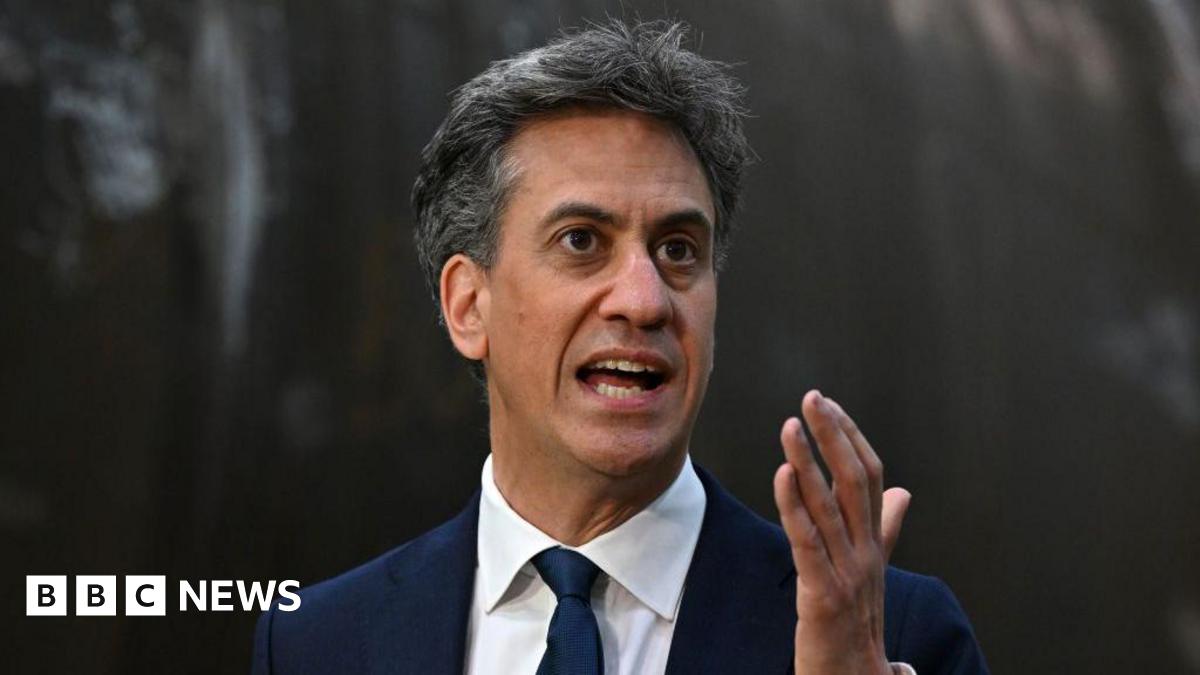 Miliband Accuses Rivals Of Net Zero Deception