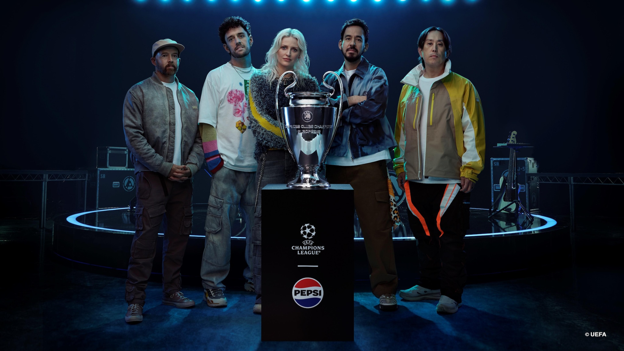 UCL Final: Linkin Park Rocks Pepsi® Kickoff
